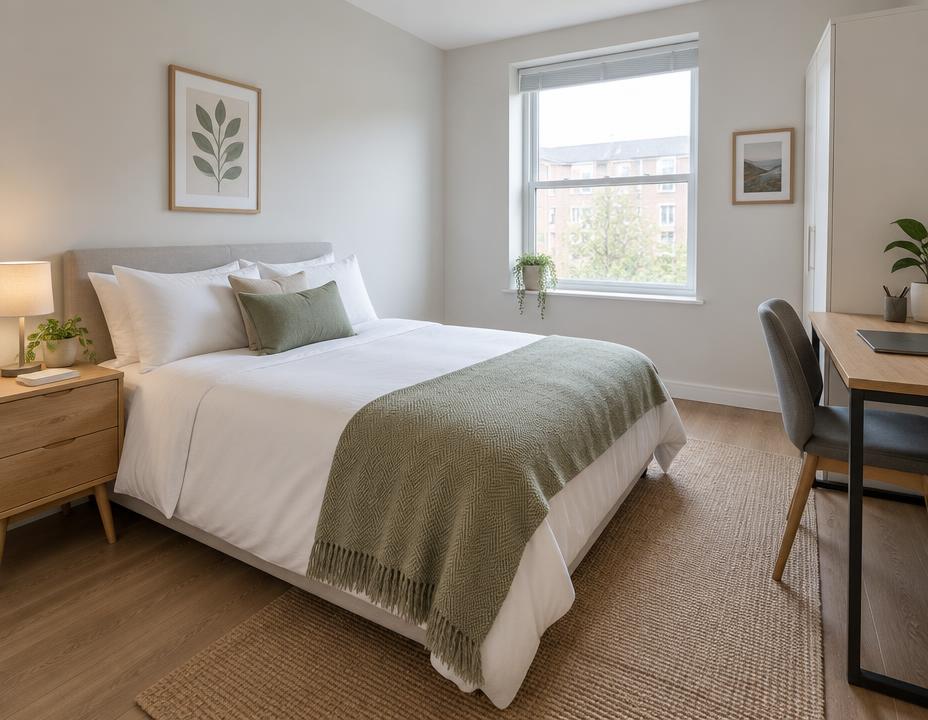 Illustrative furnished room for a readiness review